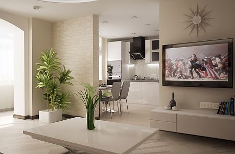 Дизайн-проект интерьера 3-х комнатной квартиры по ул. Калинина